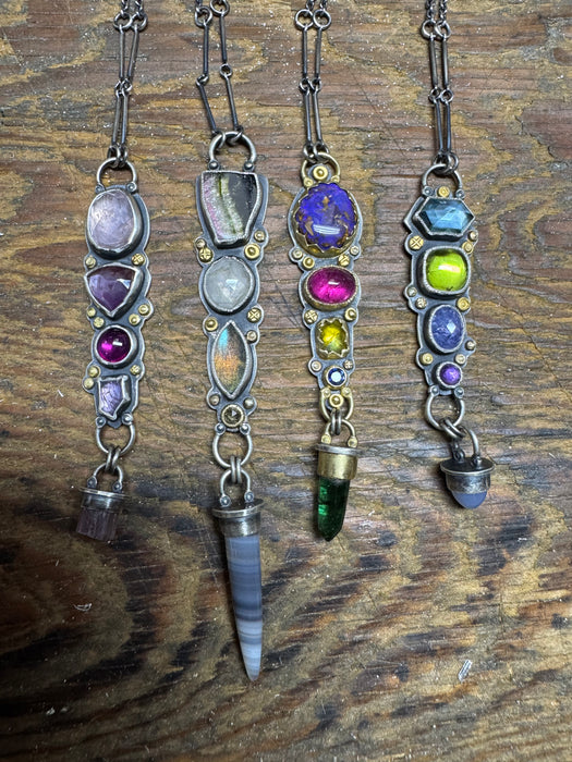 Northern Sky Necklace - Cool Color Column