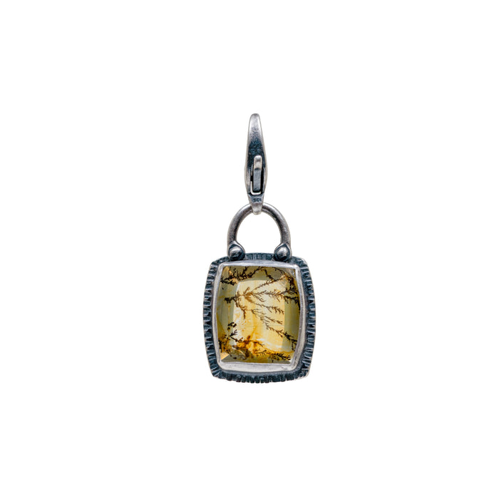 Sterling Silver Dendritic Quartz Charm