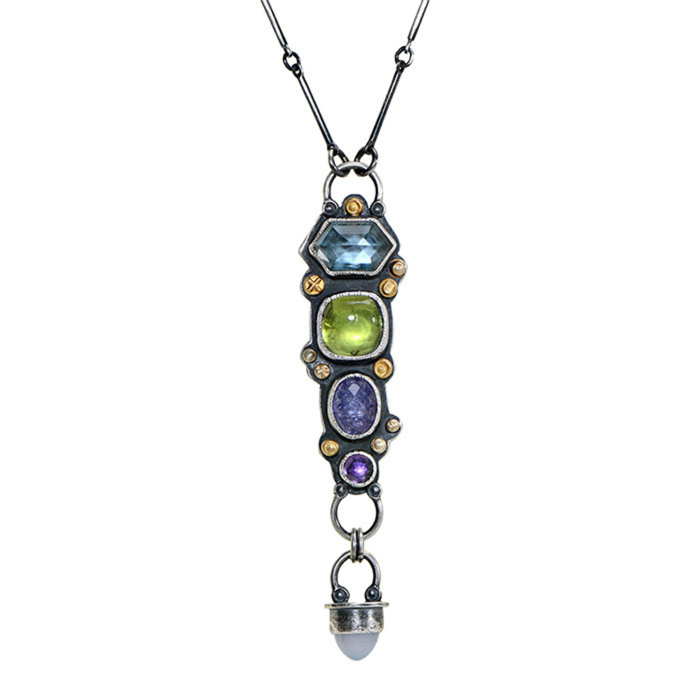 Northern Sky Necklace - Cool Color Column