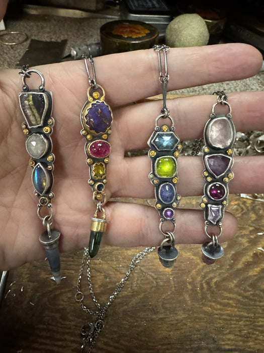 Northern Sky Necklace - Cool Color Column