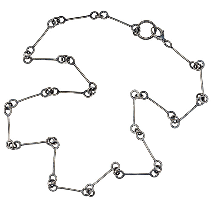 Bar & Link Chain in Sterling silver