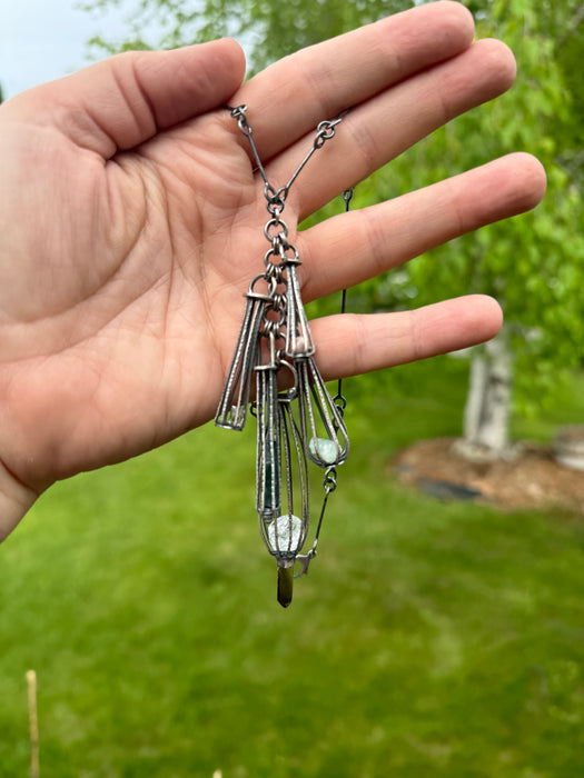 Cages Necklace - Rustic Elegance