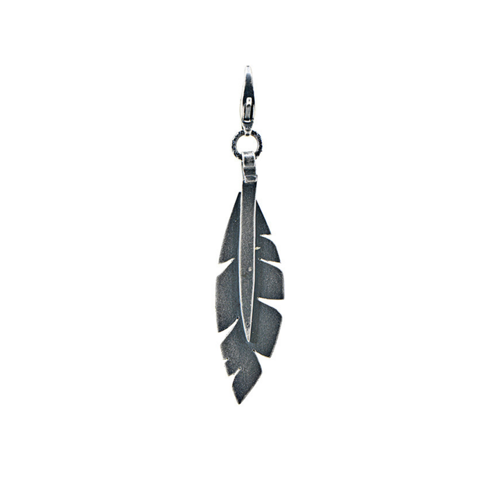 Feather Charm - Sterling Silver
