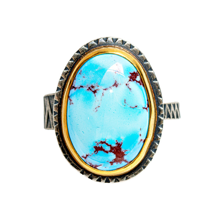 Golden Hill Turquoise Ring size 9.5