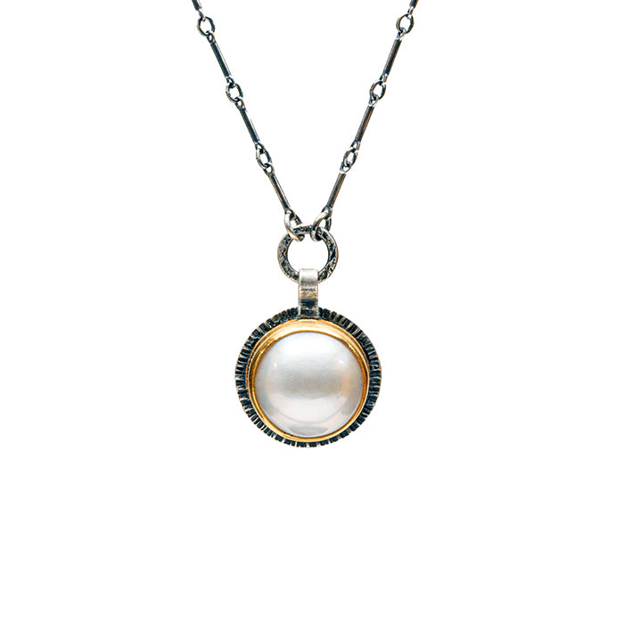 Mabe pearl necklace