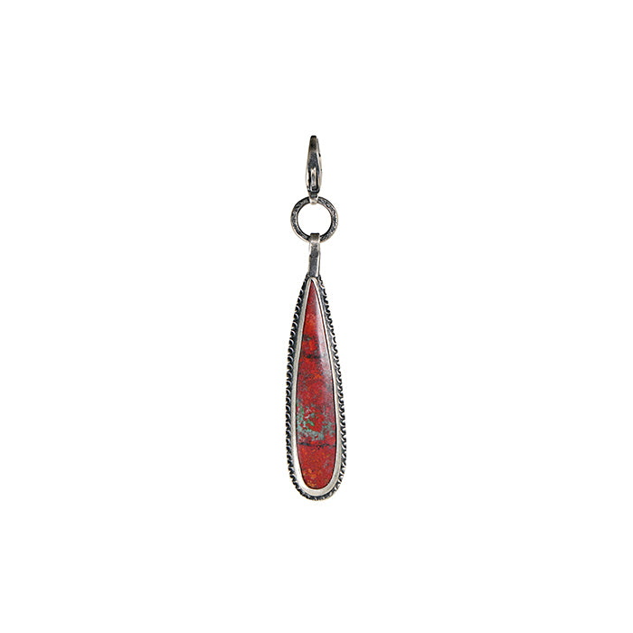 Red Jasper Pear Charm