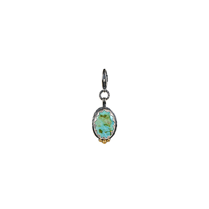 Sonora Turquoise & 18k Gold Charm