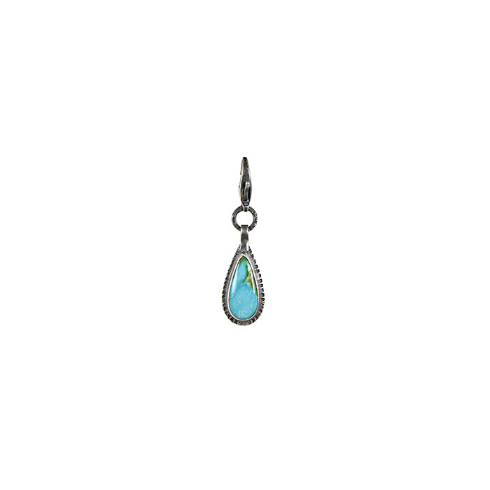 Sonora Turquoise Pear Charm