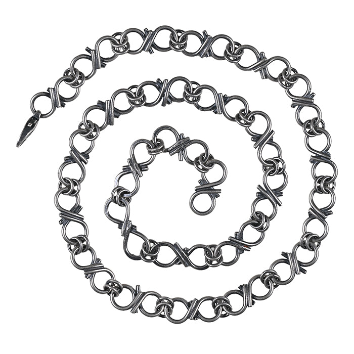 Infinity Link Handcrafted Sterling Silver Chain