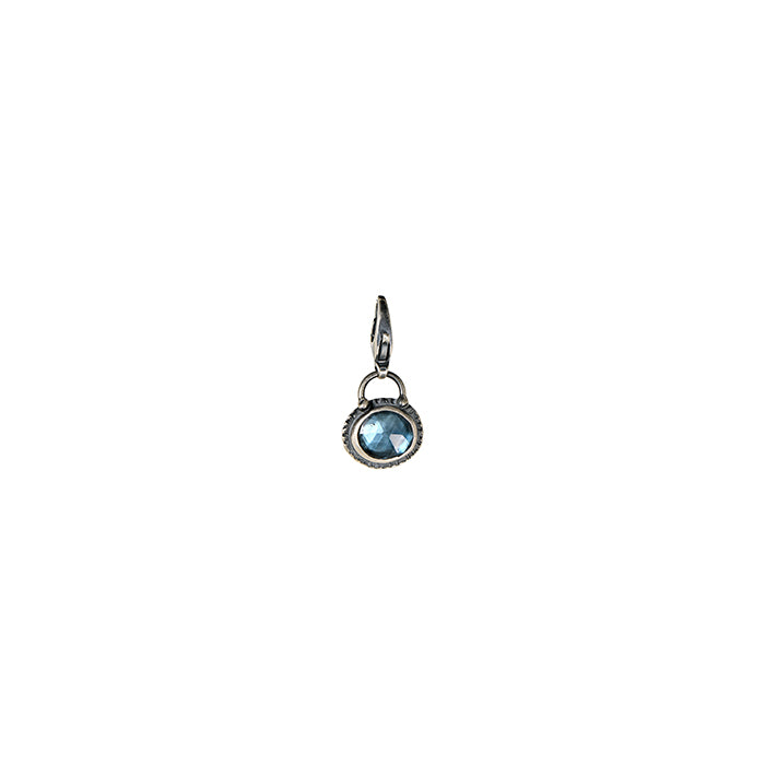 London Blue Topaz Charm