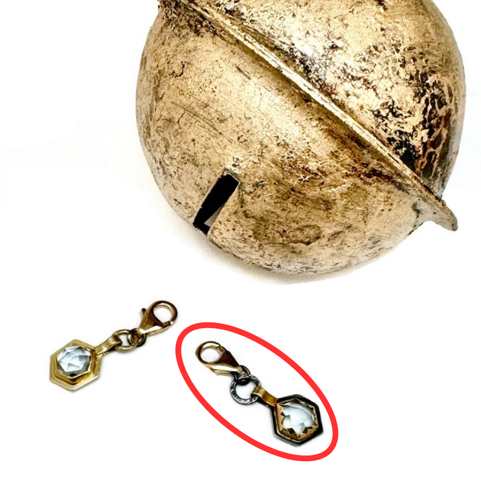 Montana Sapphire geocut charms