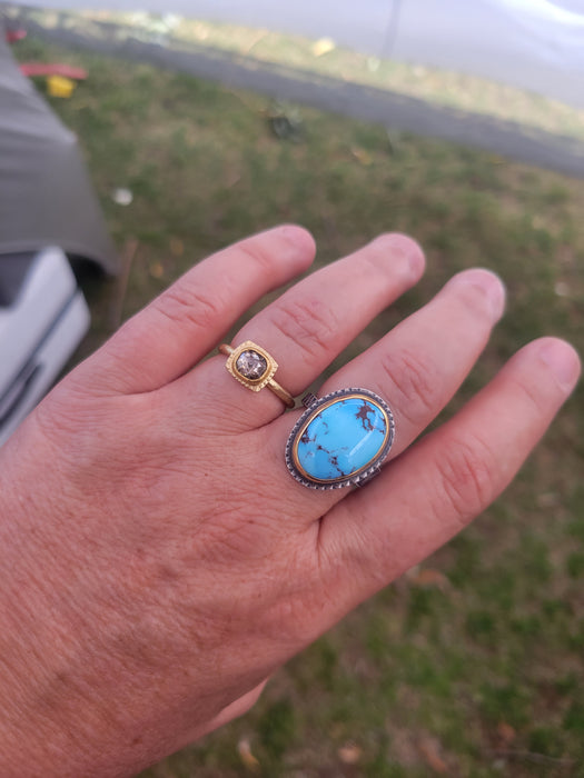 Golden Hill Turquoise Ring size 9.5