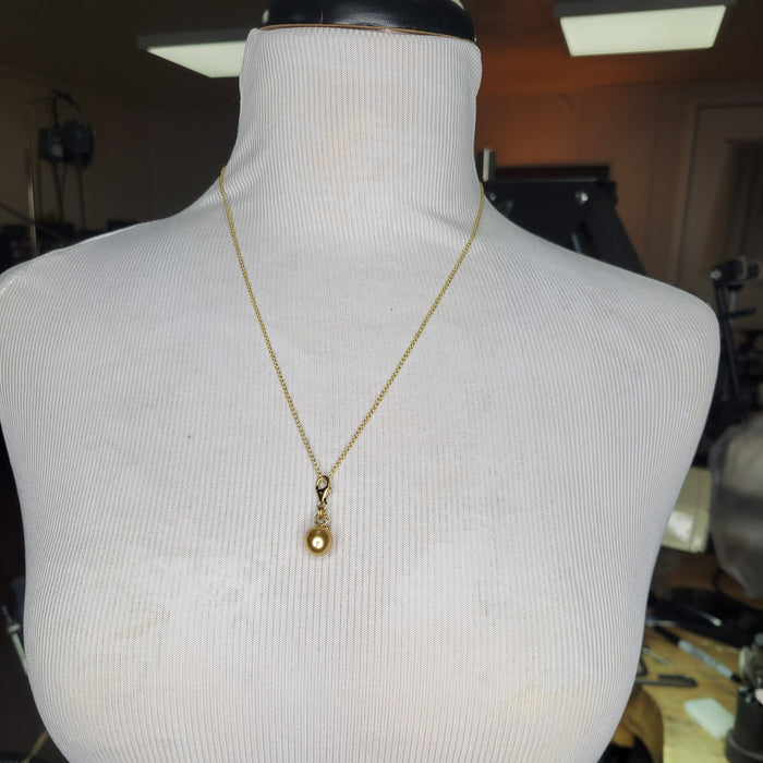 South sea pearl in 18k and 14k gold