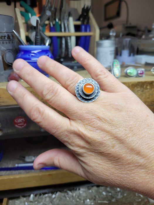 Carnelian Ring size 9