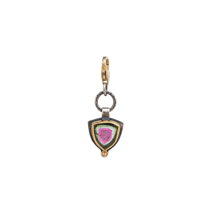 Watermelon Tourmaline Charm